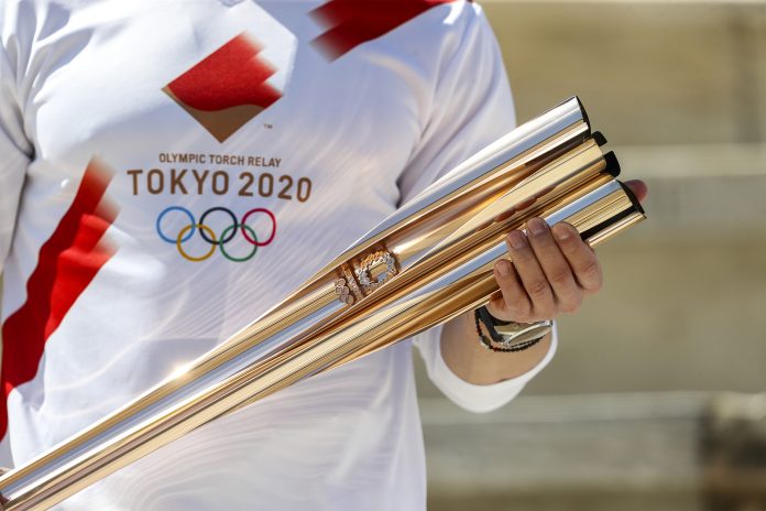 Olympic Flame Handover Ceremony For The Tokyo 2020 Summer Olympi